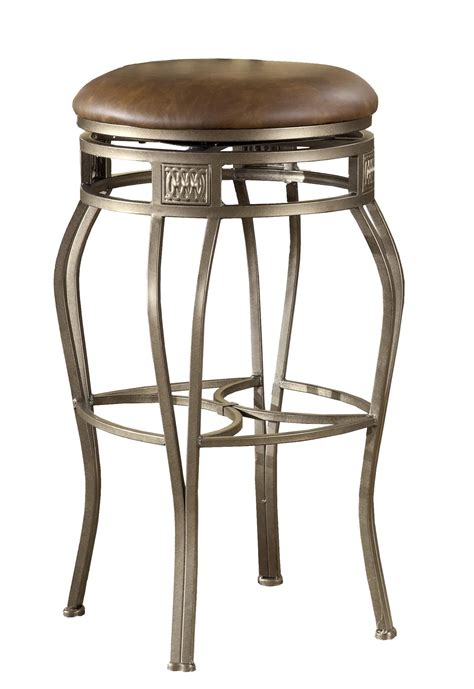 backless fabric stool metal|counter height stools without backs.